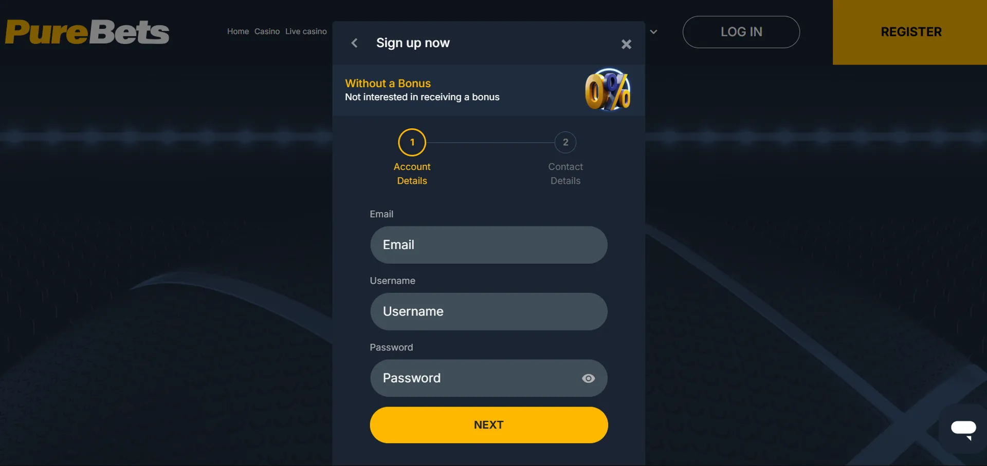 Betting sports